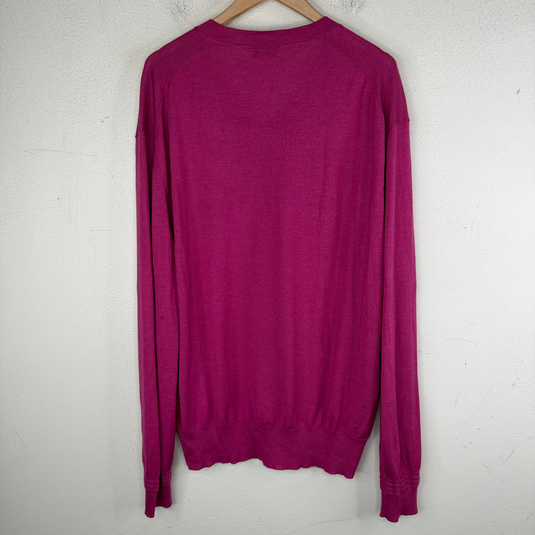 Tom Ford Pink V Neck Sweater