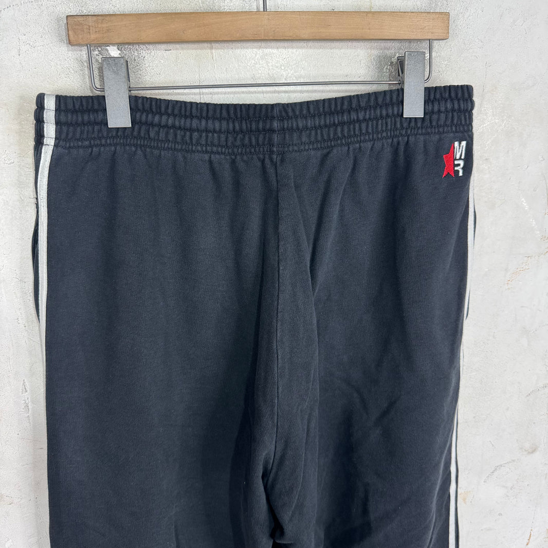 Martine Rose Black Side Stripe Sweatpants