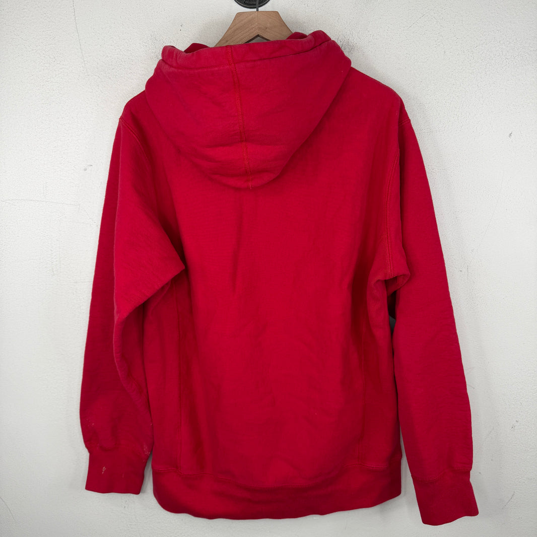 Supreme Bleached Red Tonal Box Logo Hoodie