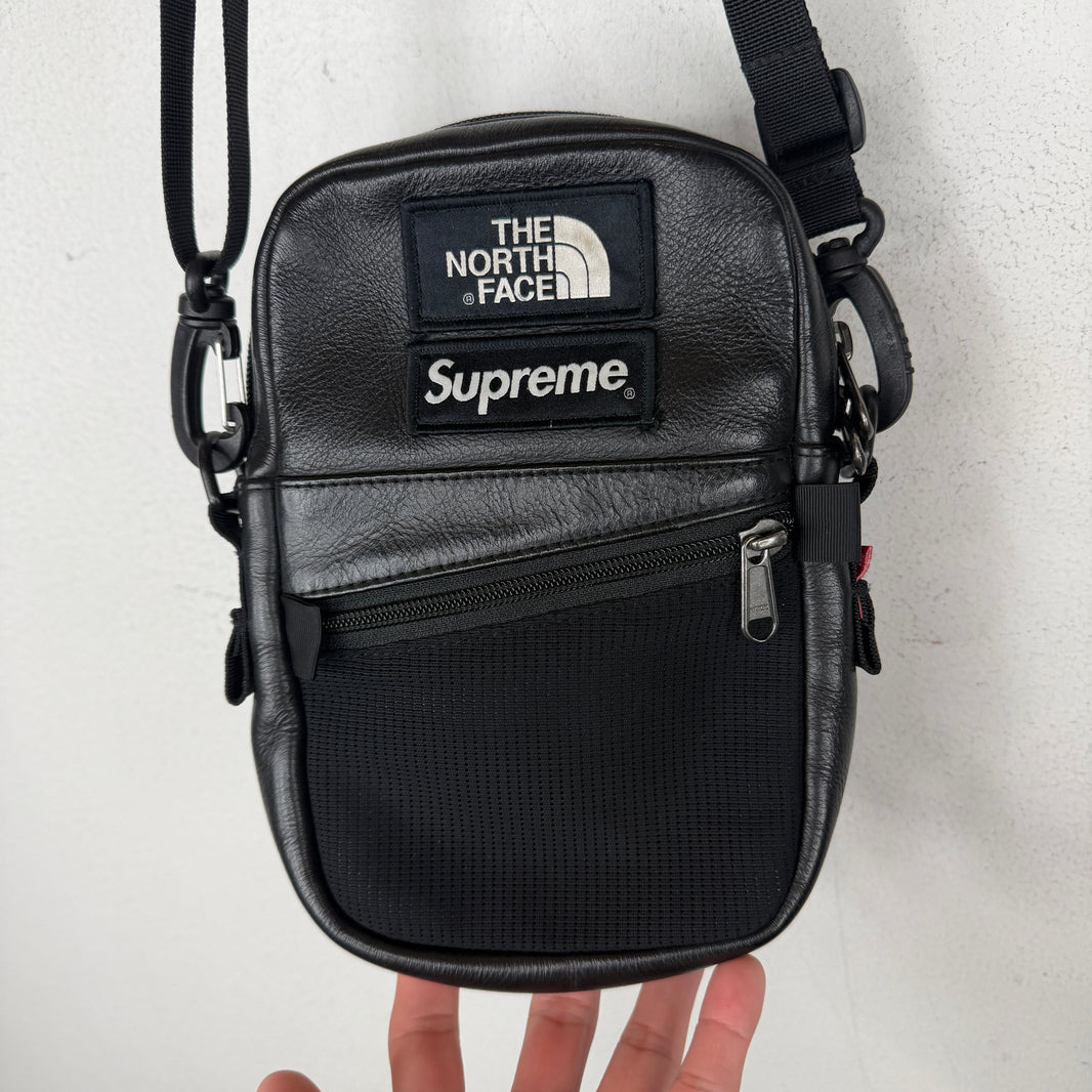 SUPREME TNF BOOK BAG LEATHER BLACK Supreme X The North Face Leather Day Backpack | eBay main image 4