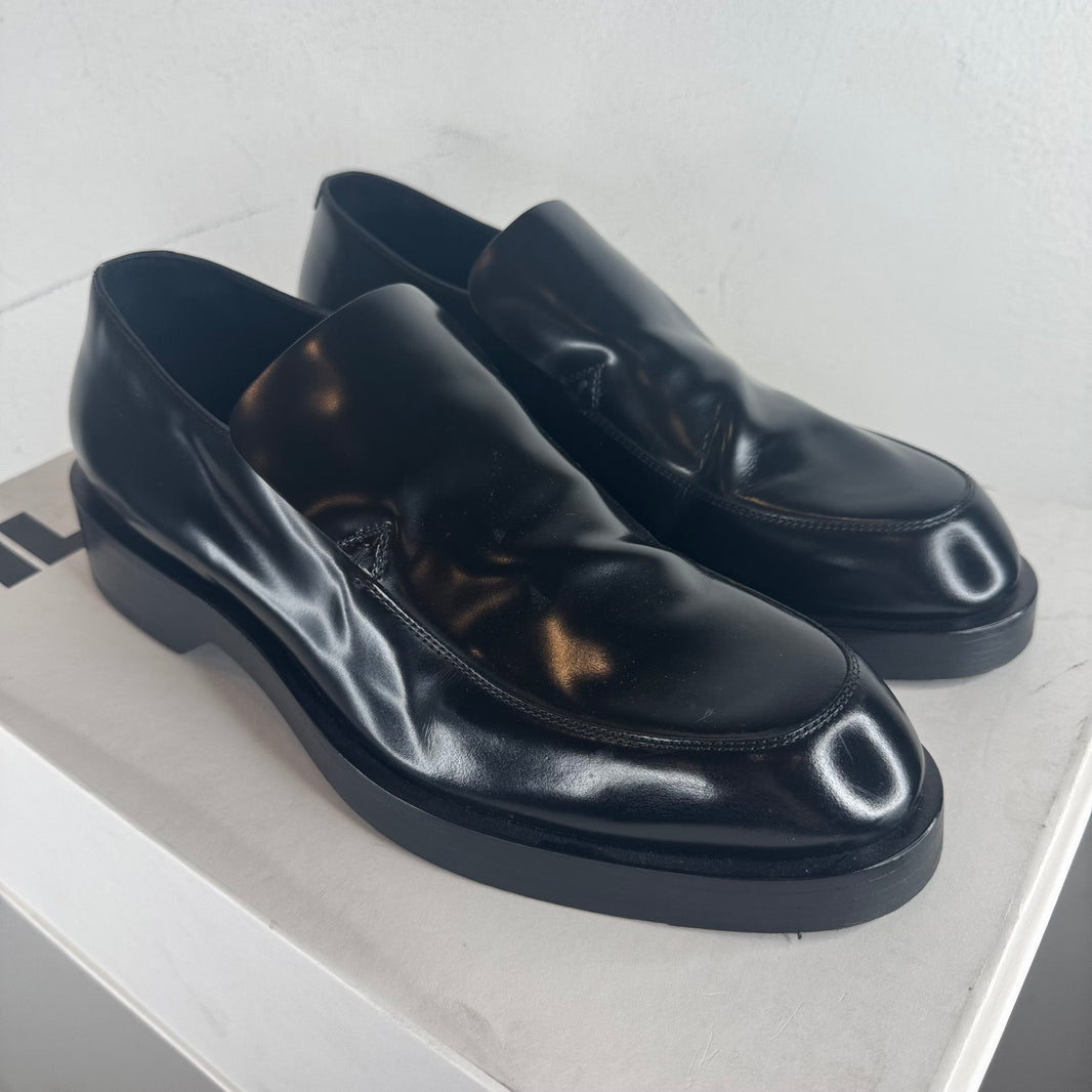 Jil Sander Black Loafers