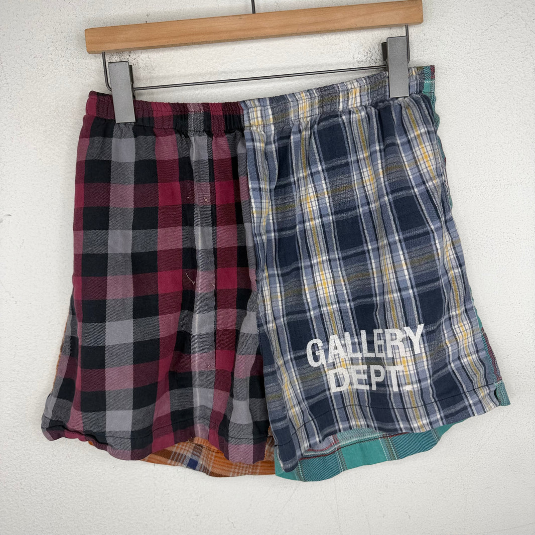Gallery Dept Patchwork Flannel Shorts