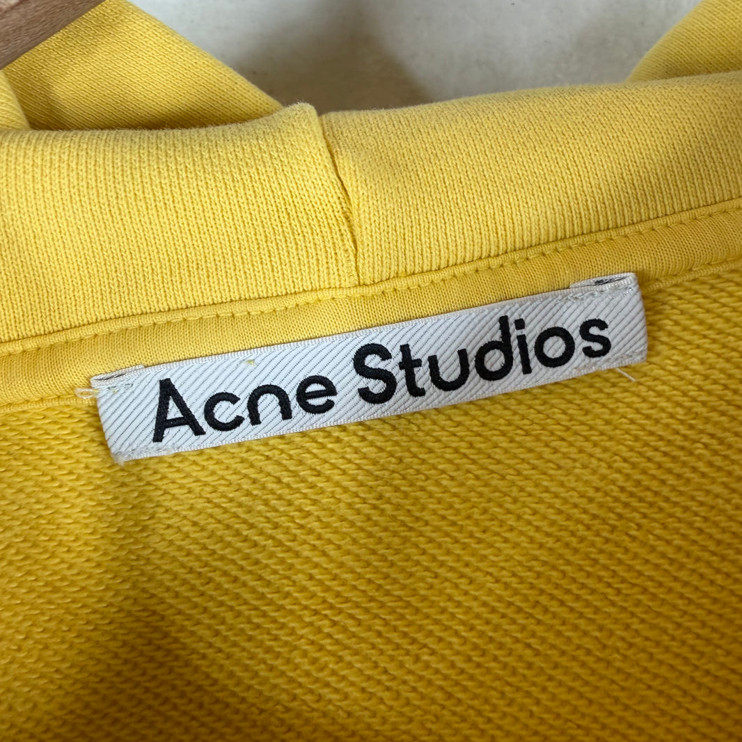 Acne Studios Yellow Double Layer Hoodie