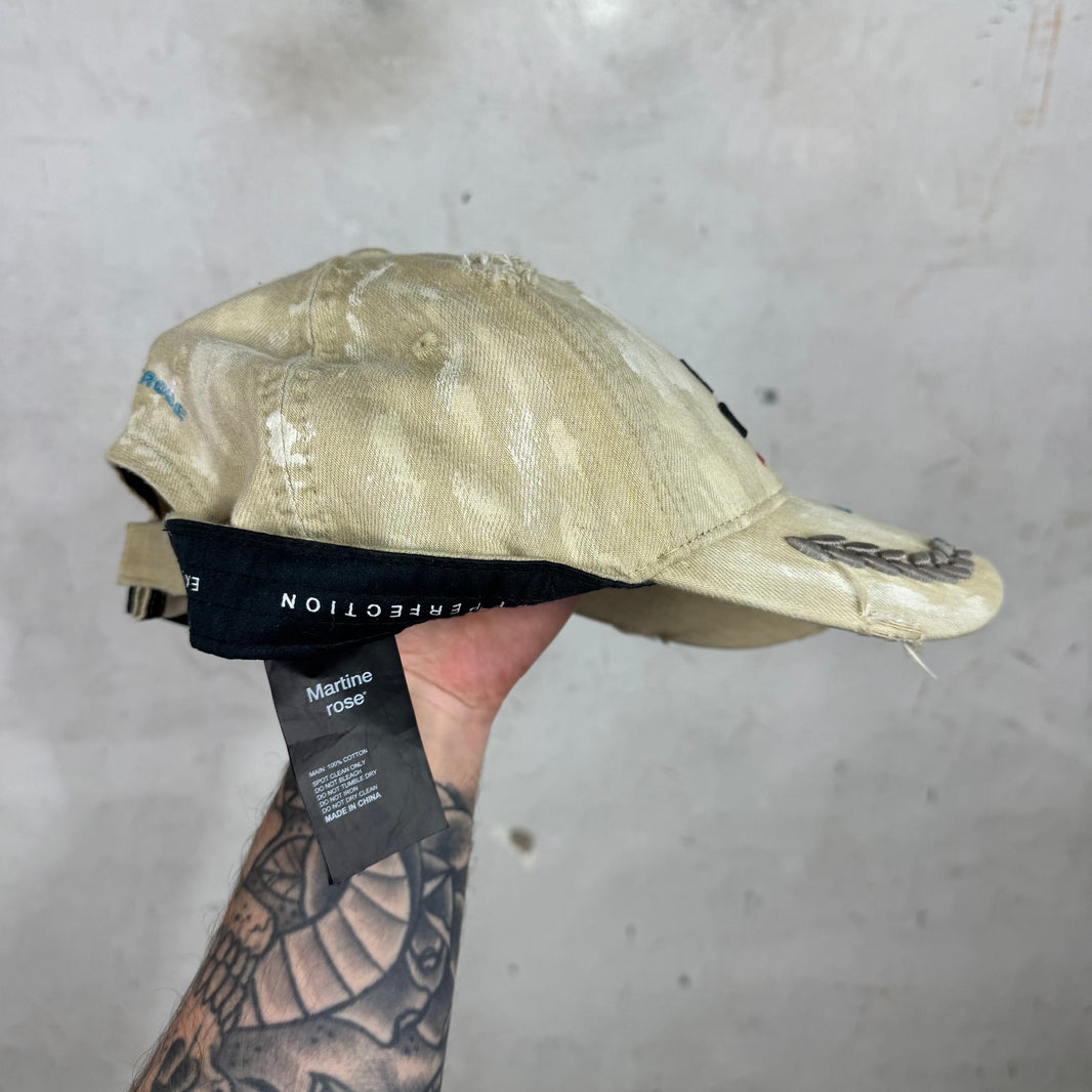 Martine Rose Distressed Painted Hat