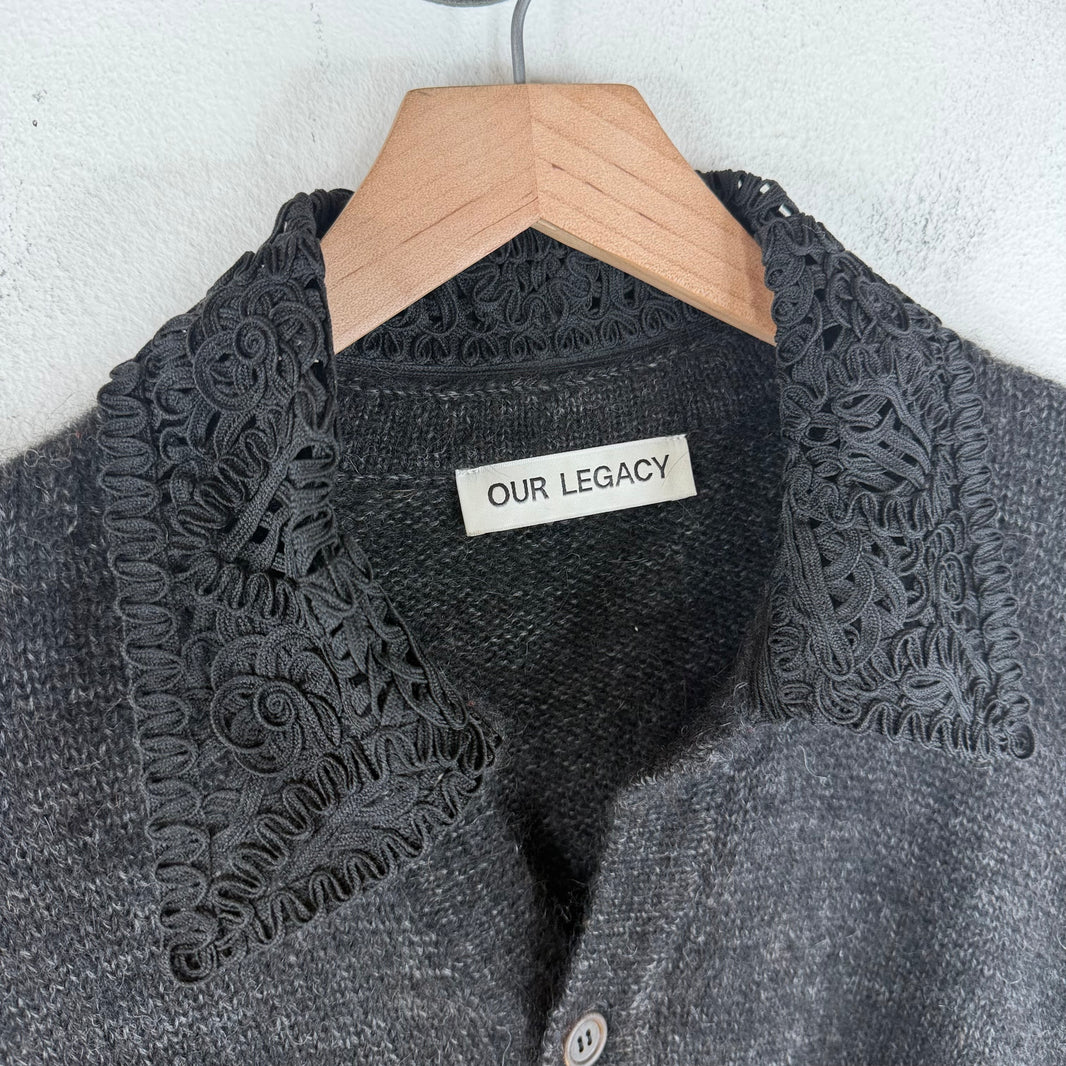 Our Legacy Big Piquet Wool Polo Sweater