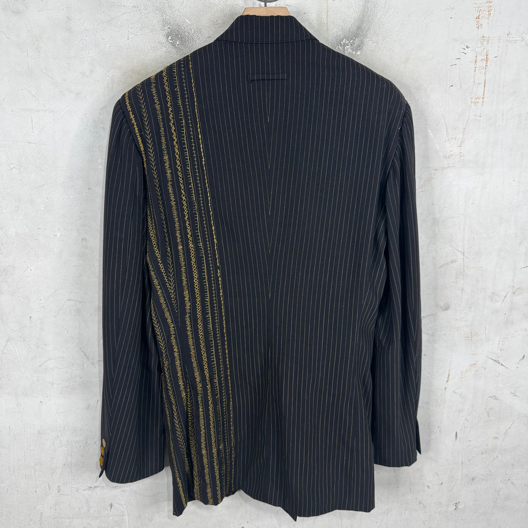 Jean Paul Gaultier Homme Pinstriped Blazer