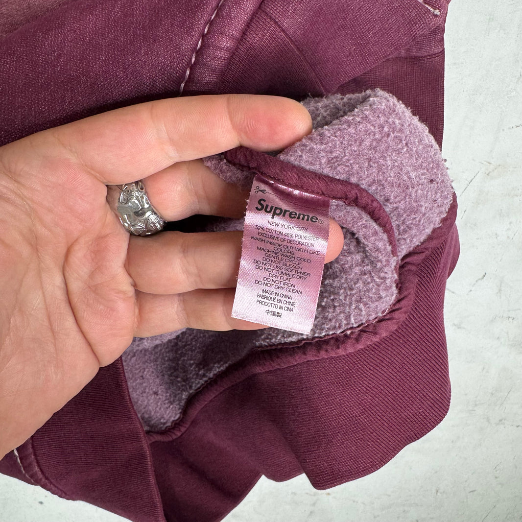Supreme x True Religion Maroon Zip Hoodie