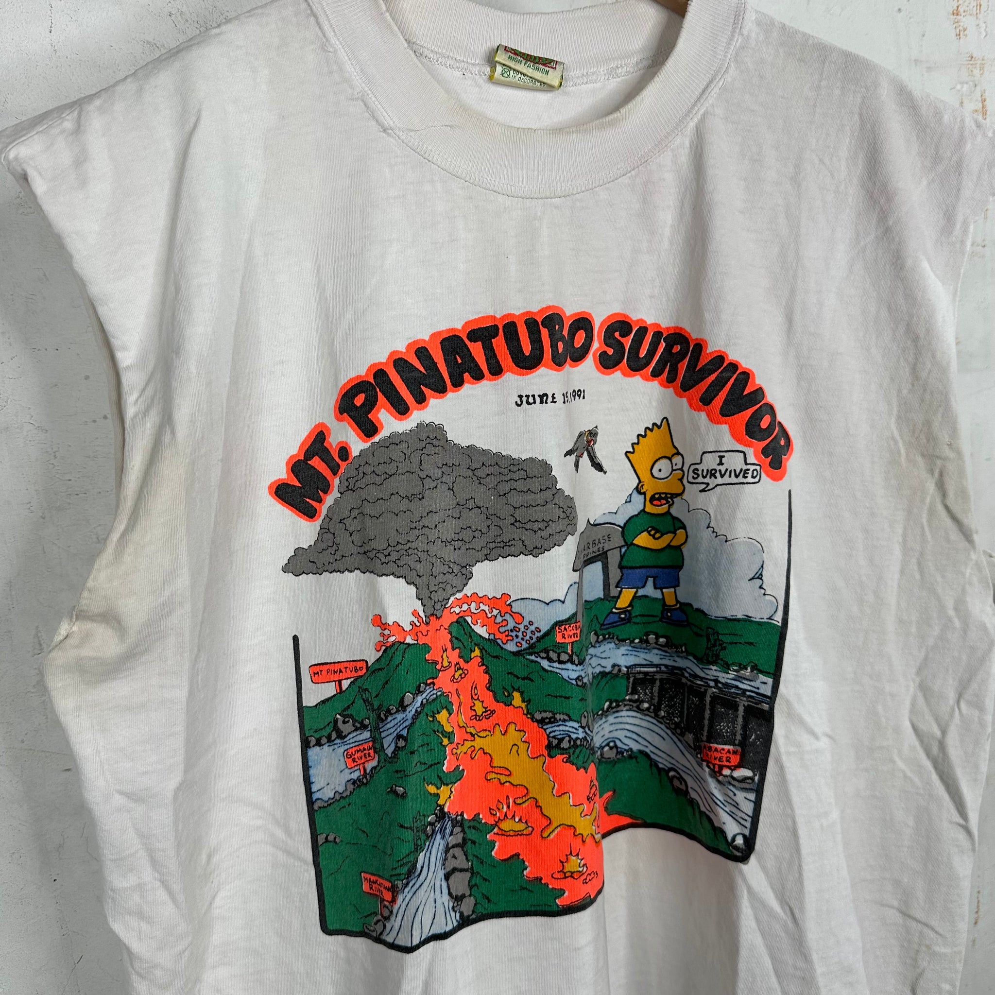 Vintage Bart Survivor Sleeveless T-Shirt