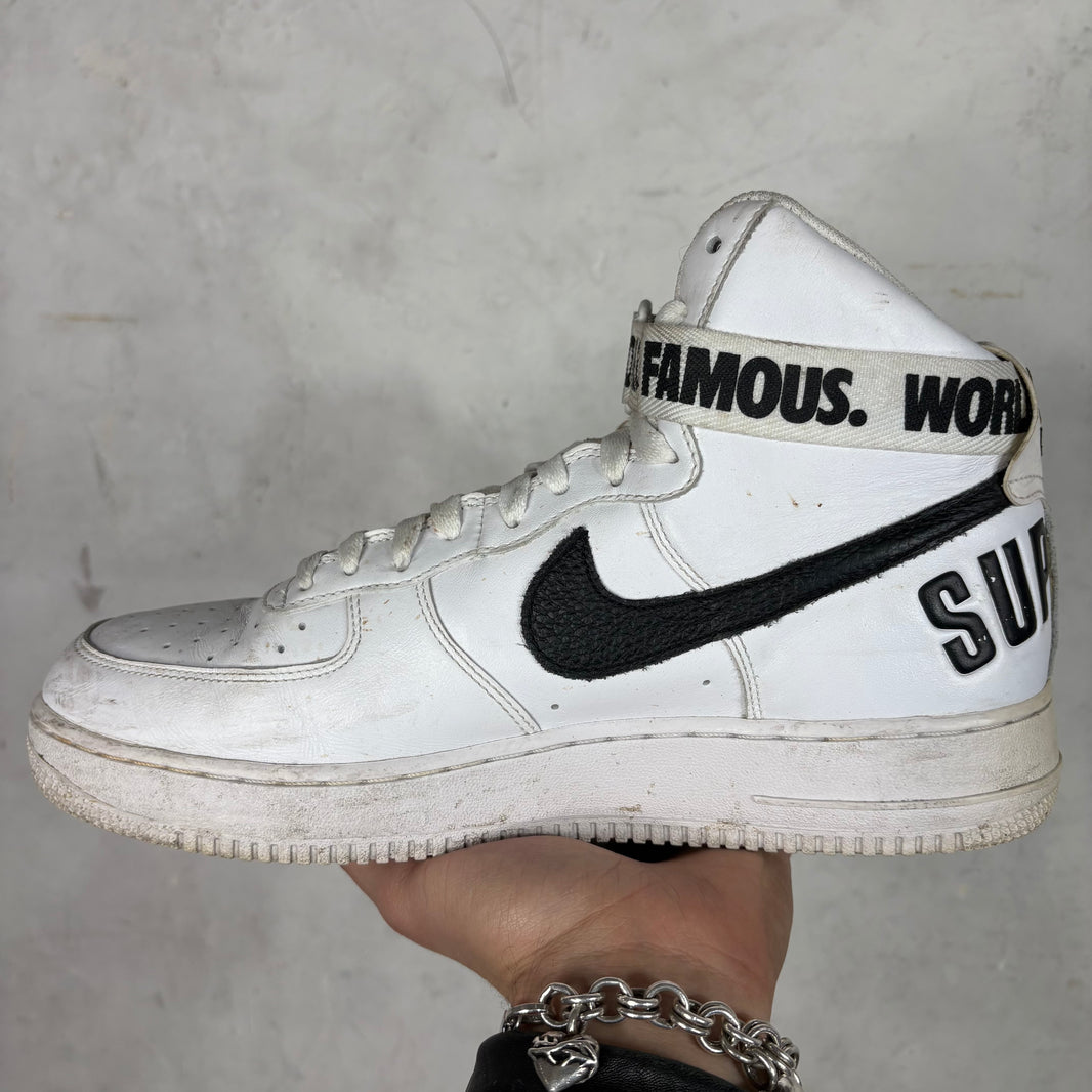 Supreme x Nike White Air Force 1 Highs