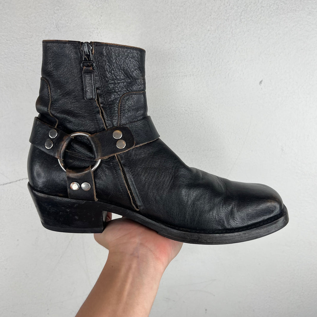 Balenciaga Harness Leather Boots