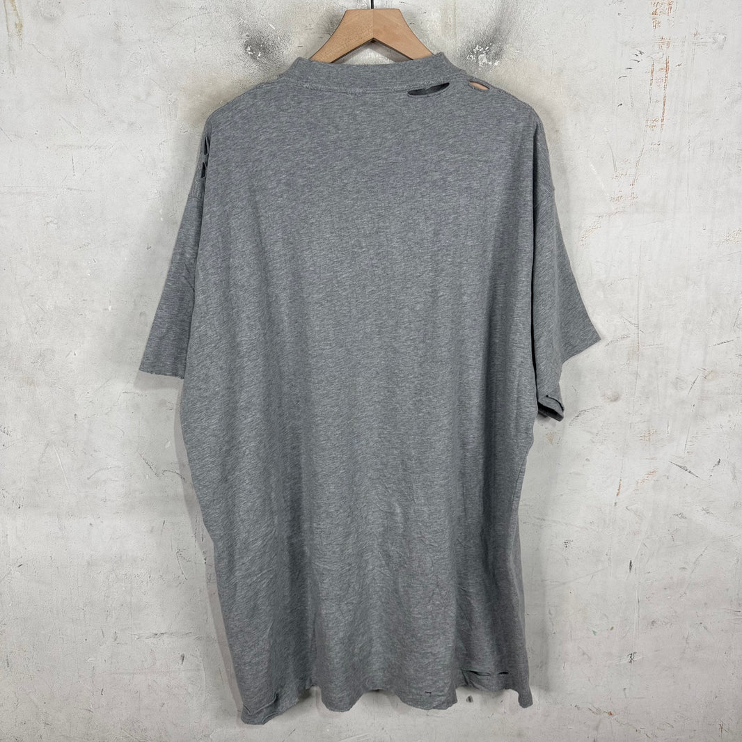 Balenciaga Planet Hollywood Distressed T-Shirt