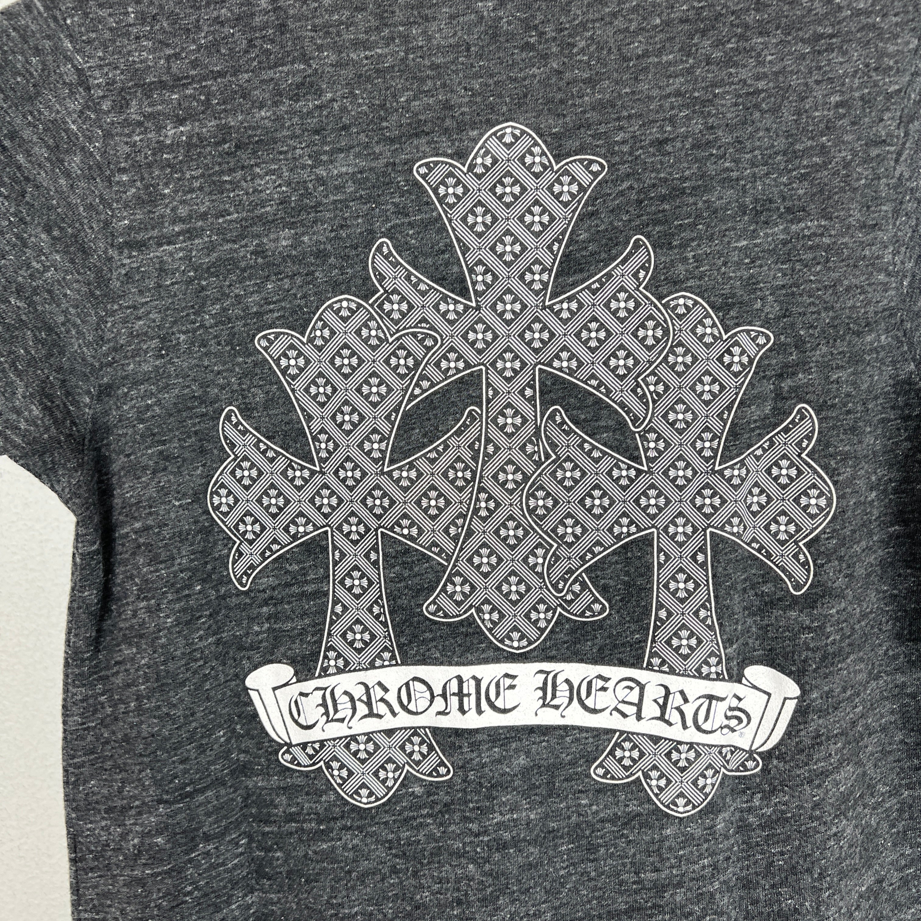 Chrome Hearts Triple Cross V-Neck T-Shirt – www.Lukes.store