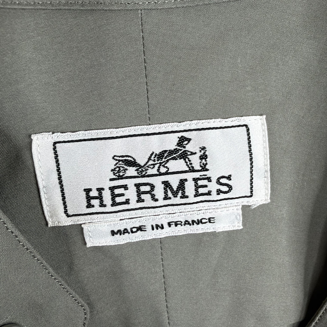 Hermes Gray Pullover S/S Shirt