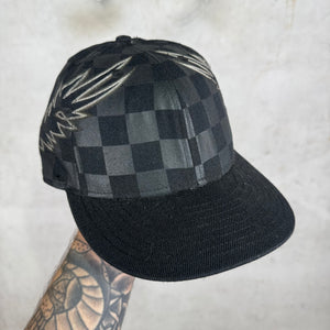 Number Nine x New Era Checkerboard Wing Fitted Hat