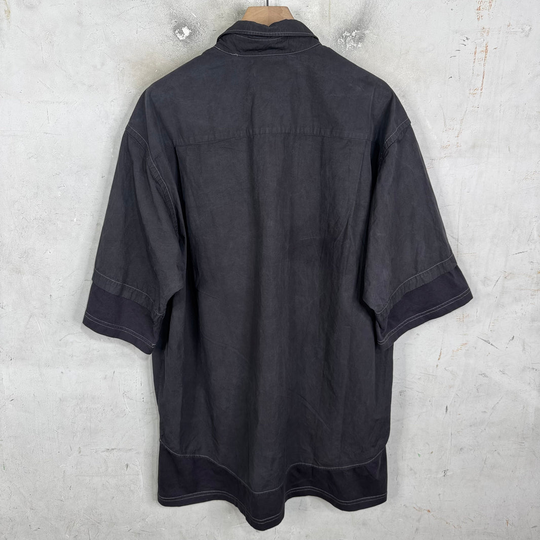 Balenciaga Campaign Layered Buttoned Shirt