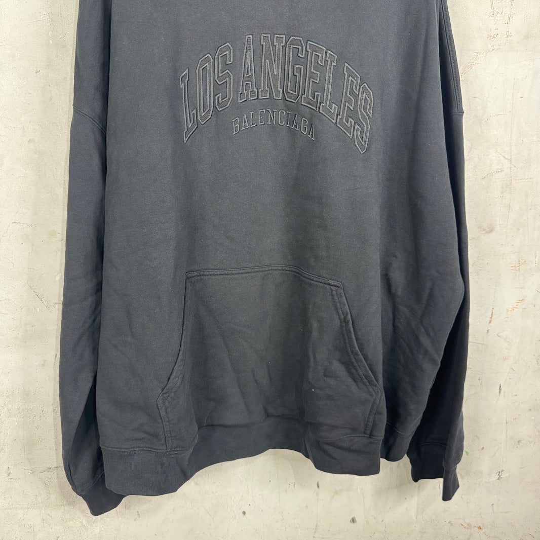 Balenciaga Los Angeles Logo Hoodie