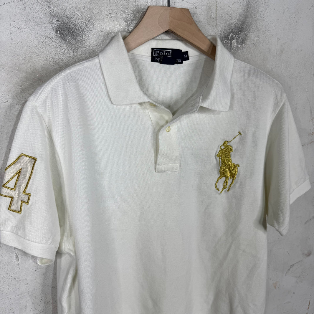 Ralph Lauren White Gold Big Pony Polo