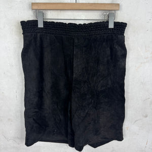 Givenchy Tisci Lambskin Drawstring Shorts
