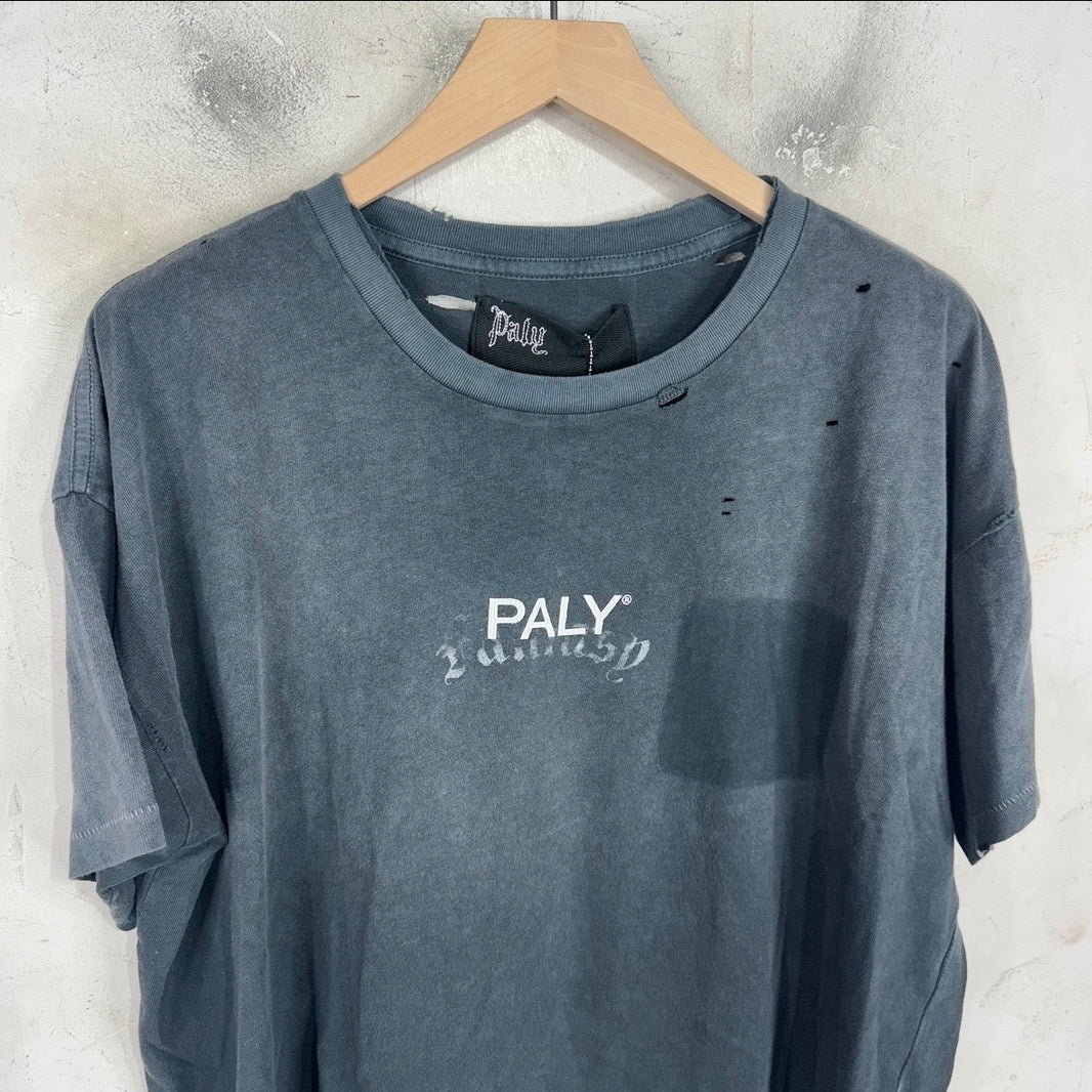 Paly Faded Black Ghost Pocket Logo T-Shirt