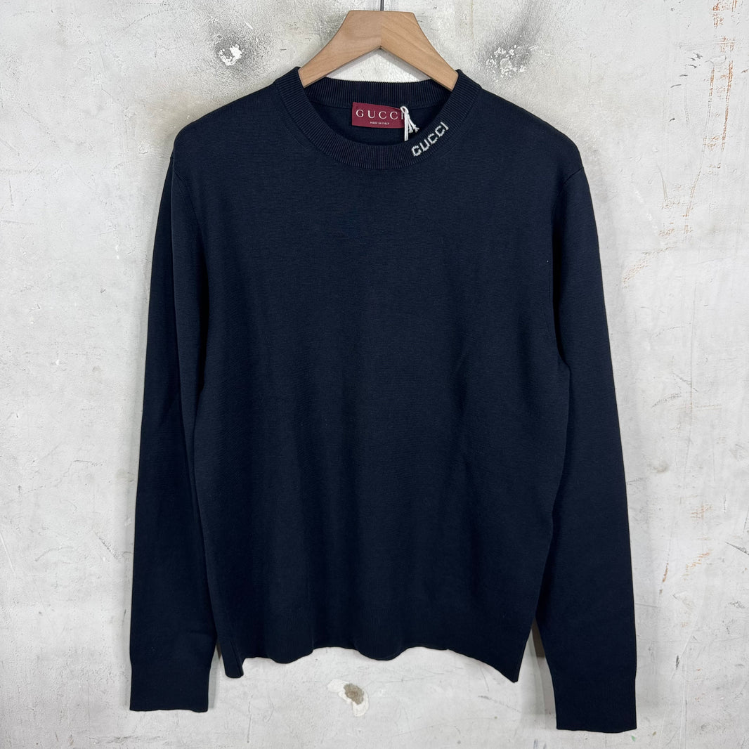 Gucci Neck Logo Sweater