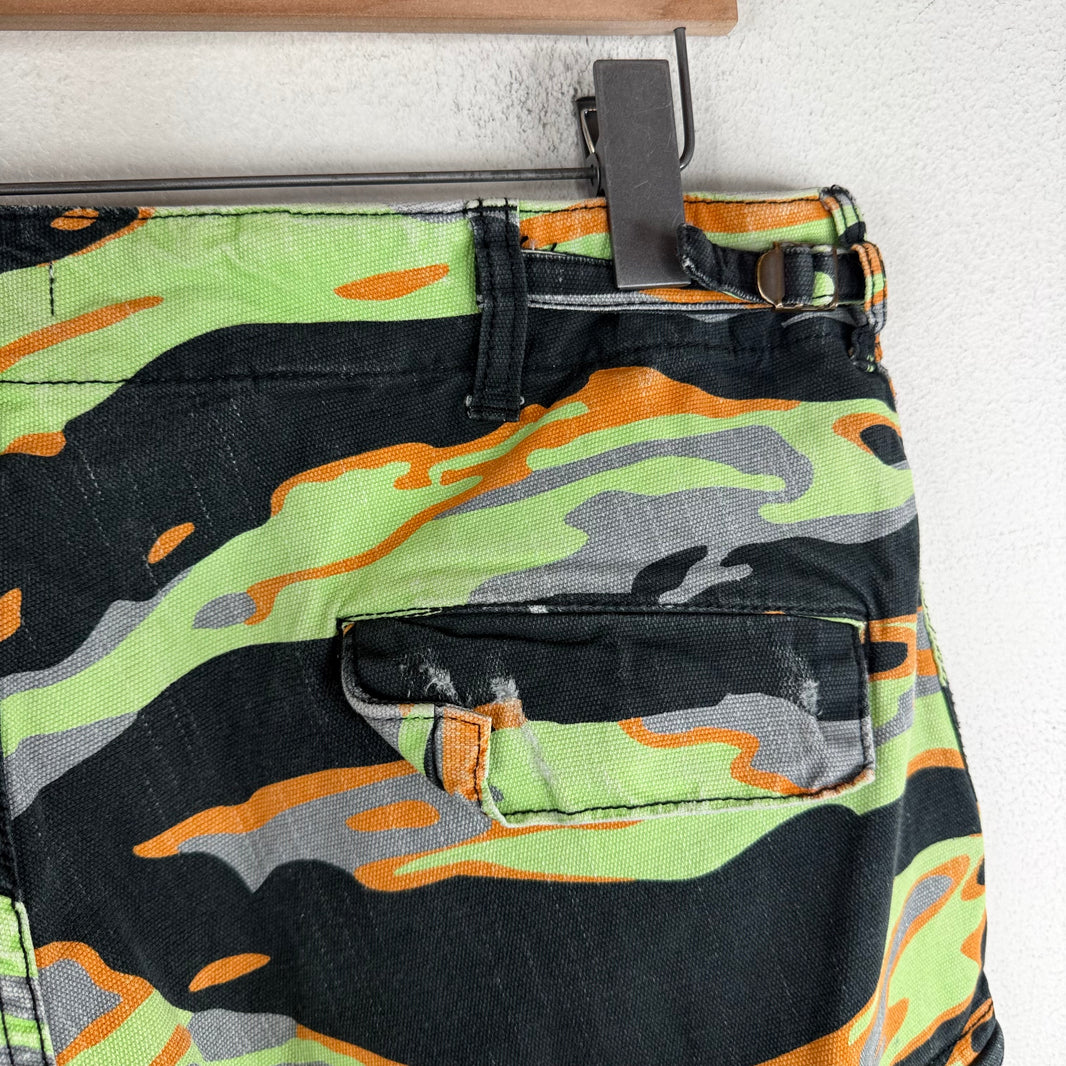 ERL Neon Tiger Camo Cargo Pants