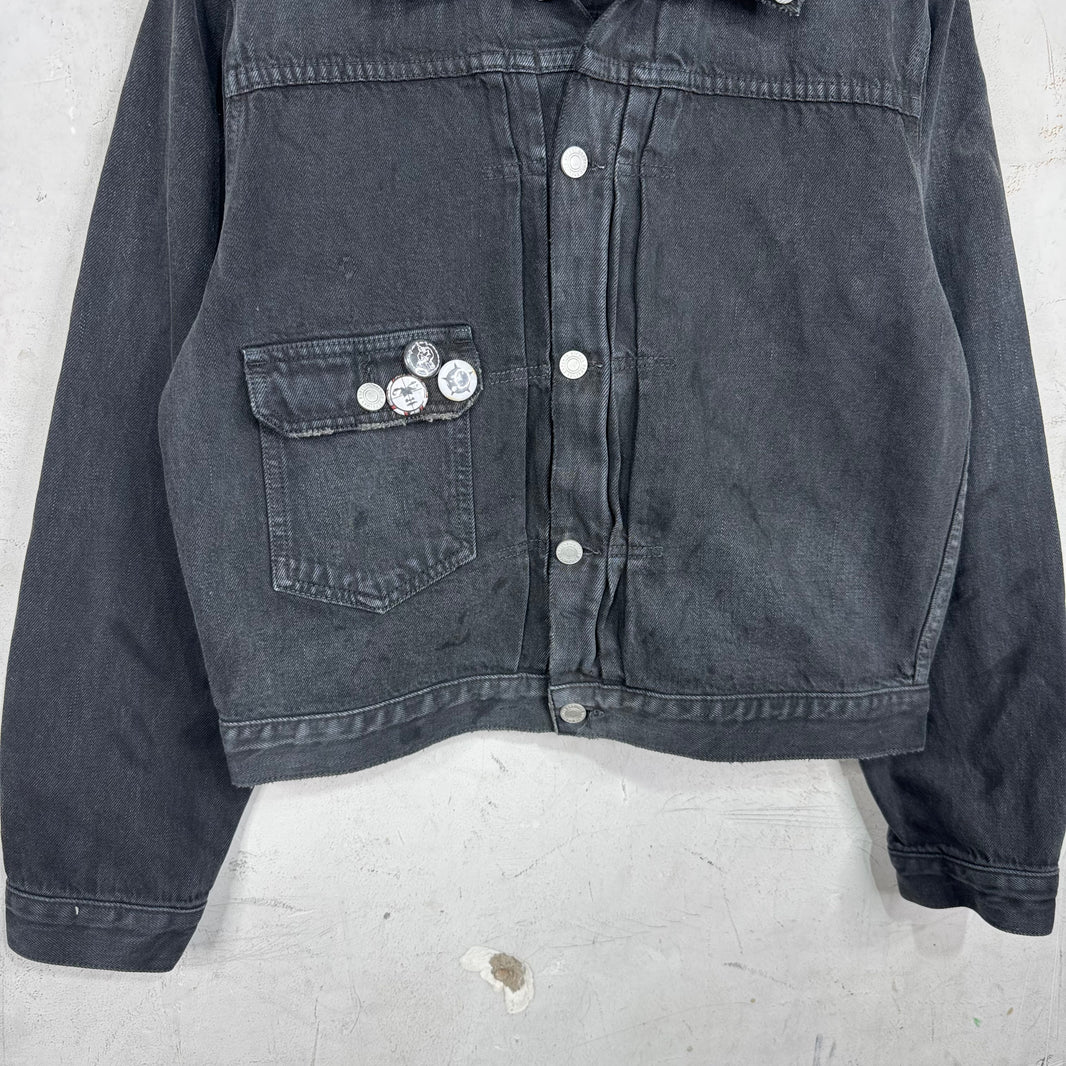 ERD Pinned Denim Trucker Jacket