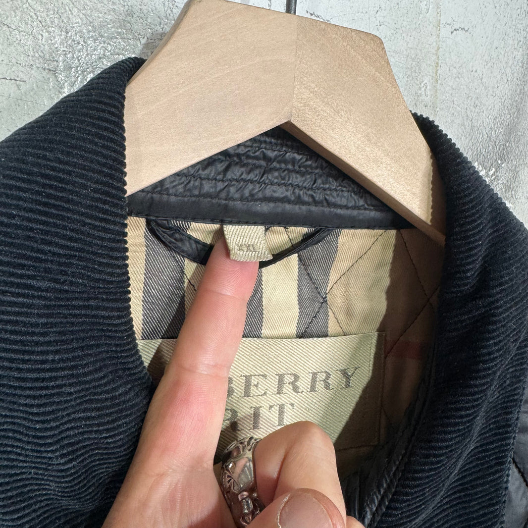 Burberry Quilted Cord Collar Jacket