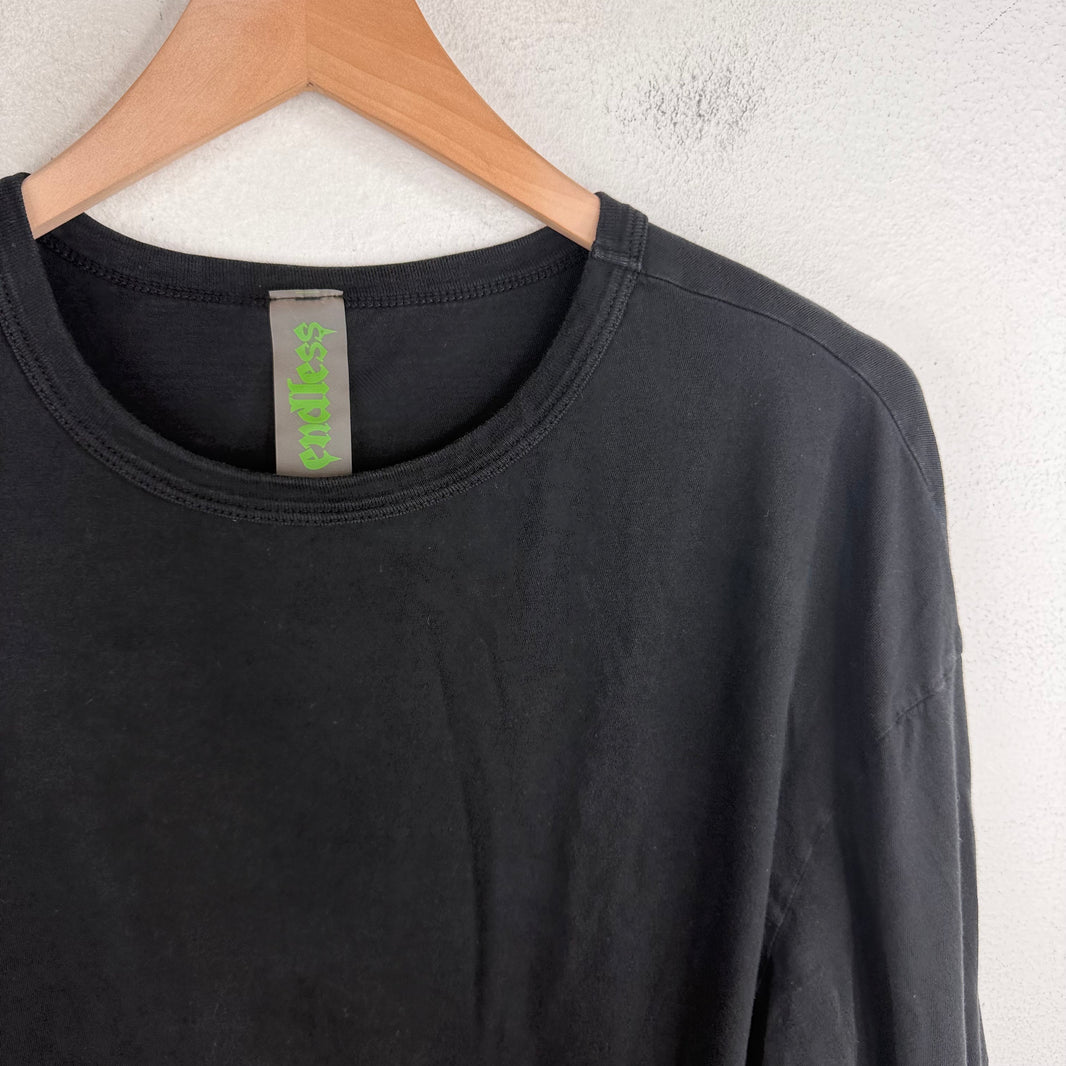 Endless Denim Black/White Thermal T-Shirt