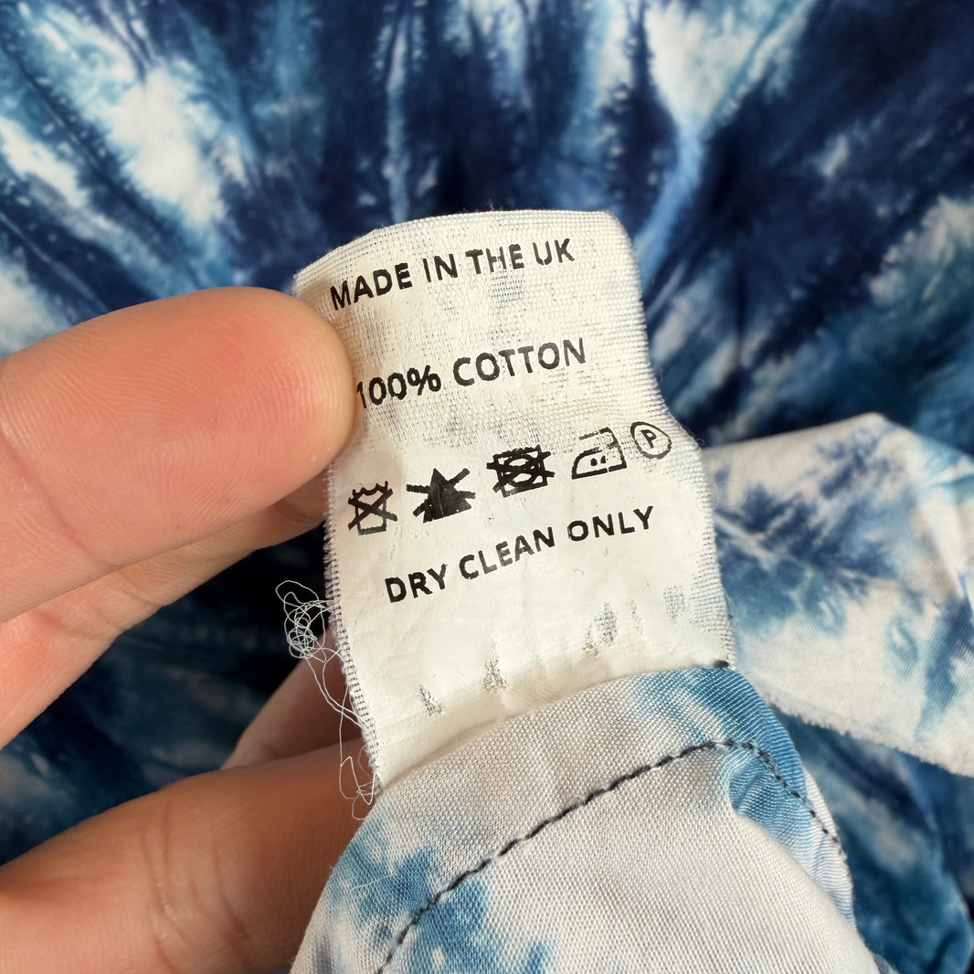 Craig Green Collarless Tie Dye Shirt