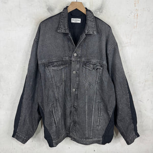 Balenciaga Hybrid Denim Track Jacket Sample
