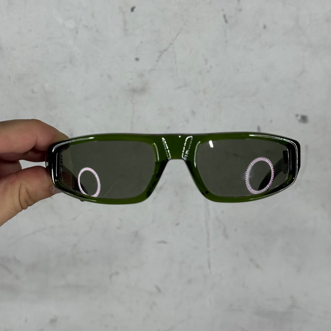 Chrome Hearts Translucent Green T.Hutch Sunglasses