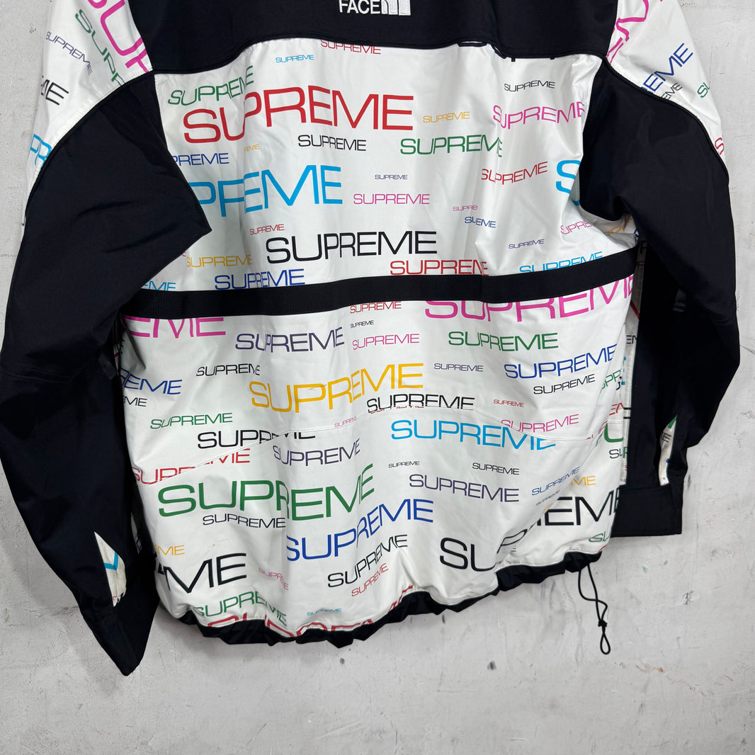 Supreme x TNF Multitcolor Script Steep Tech Jacket