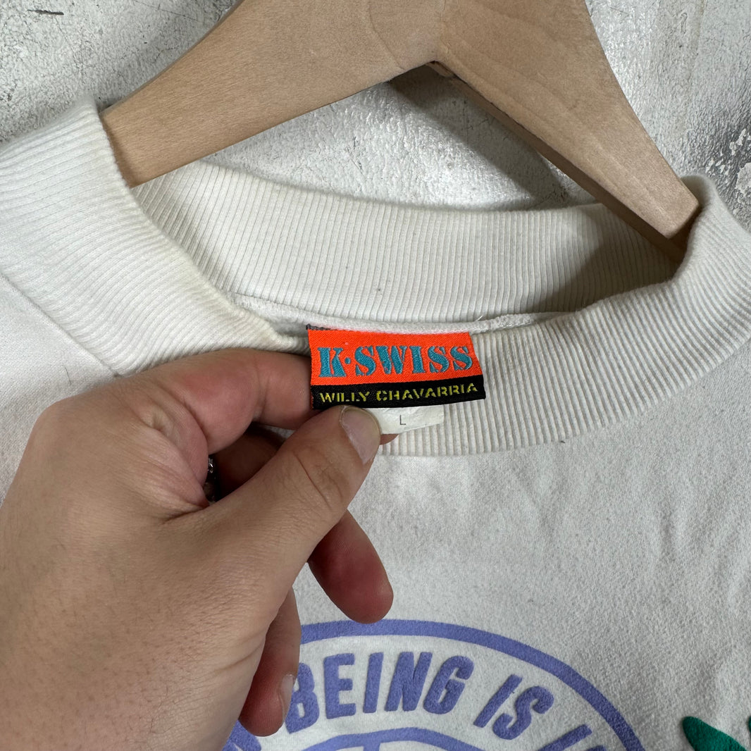 Willy Chavarria x K Swiss Graphic Crewneck