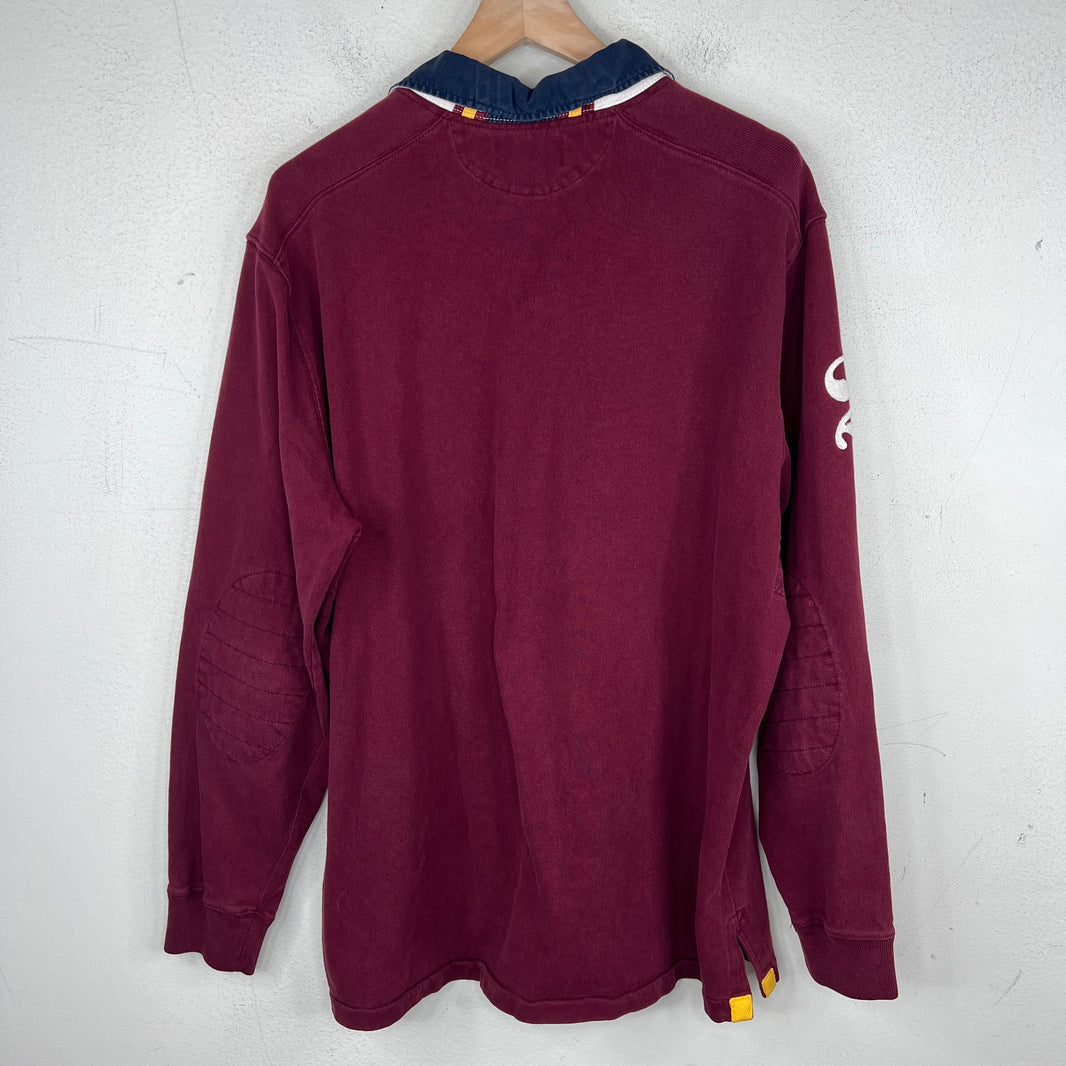 Polo Ralph Lauren Purple Big Horse Rugby Polo Shirt