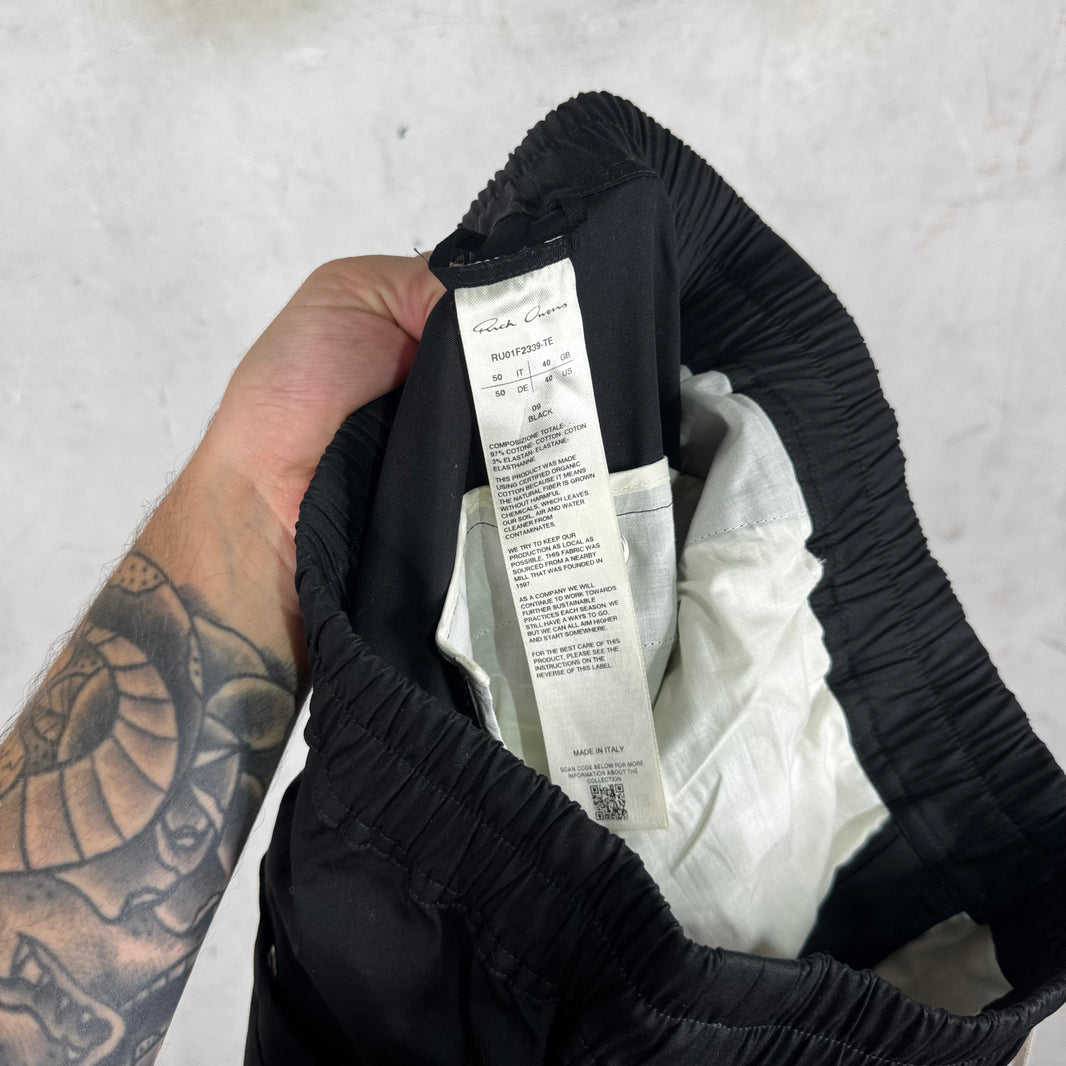 Rick Owens Cotton Black CargoBelas