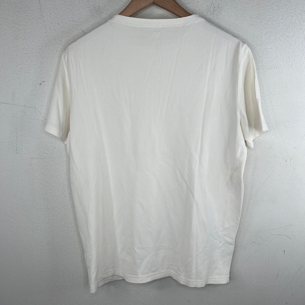 Prada White Zipper Detail T-Shirt