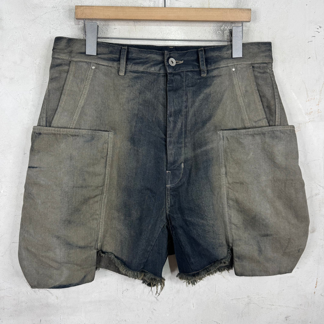 Rick Owens Degrade Wash Stefan Shorts
