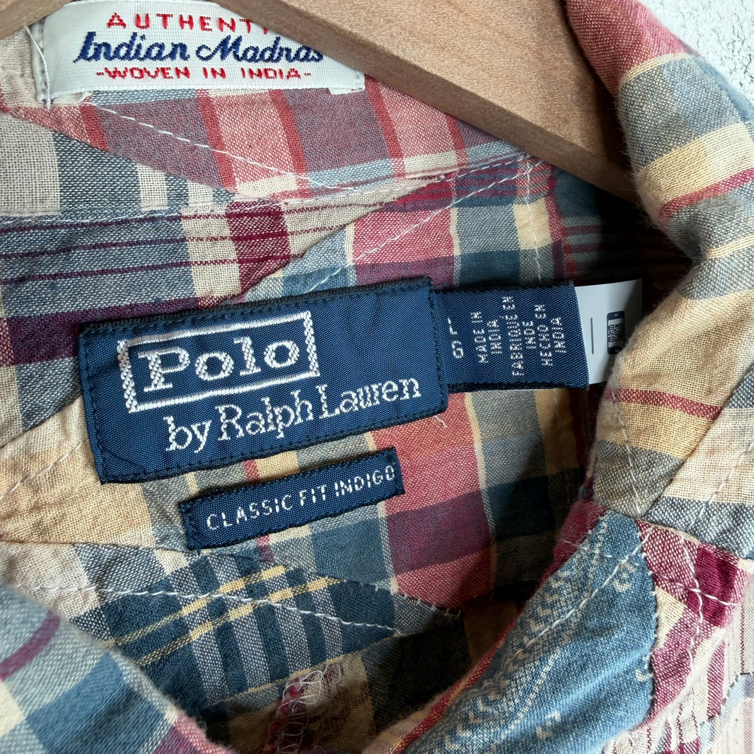 Polo Ralph Lauren Patchwork Button Up LS Shirt