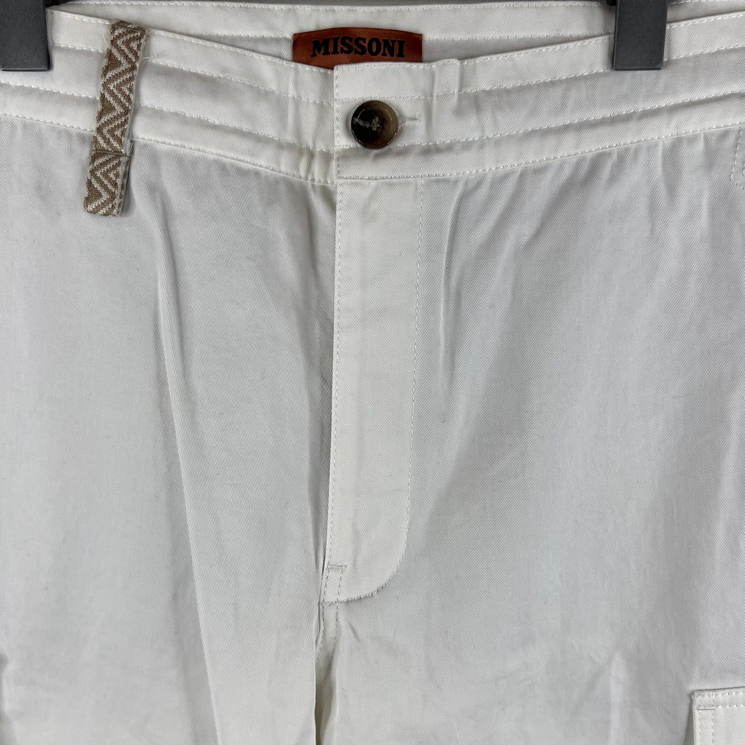 Missoni White Cargo Shorts