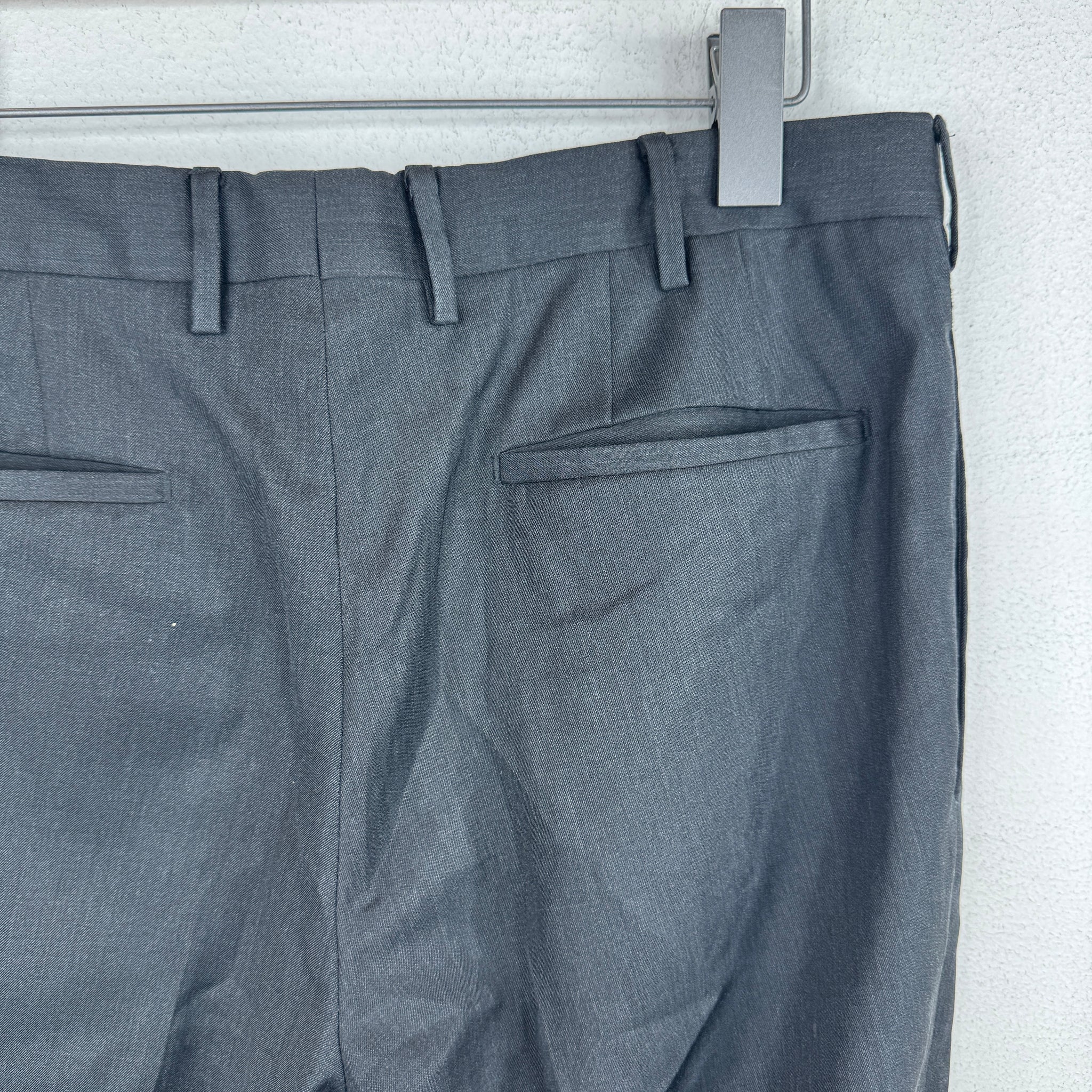 Prada Black Plain Slacks