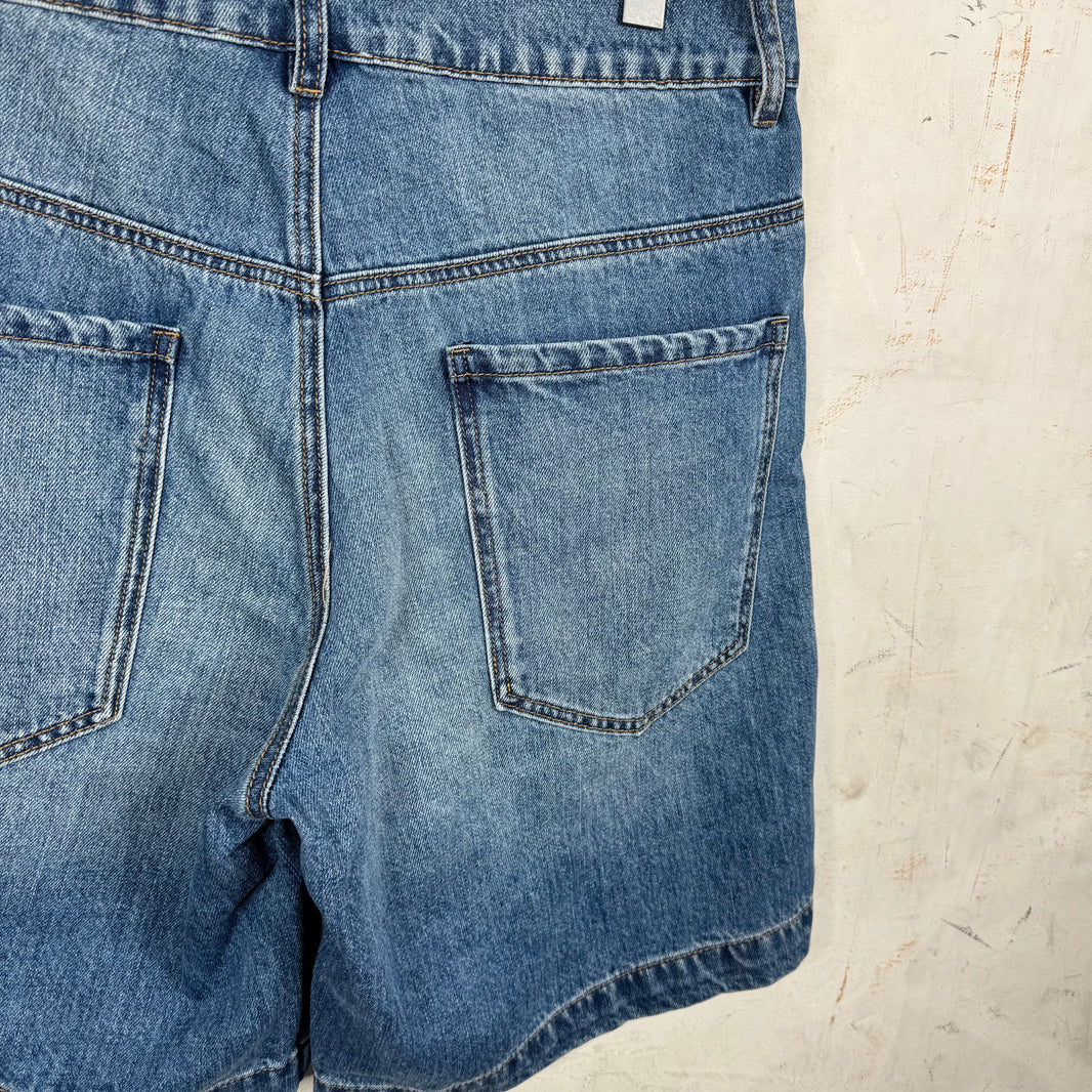 Sicko Baby Medium Wash Jorts