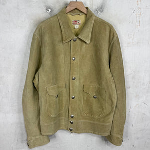 RRL Suede Conched Button Western Jacket