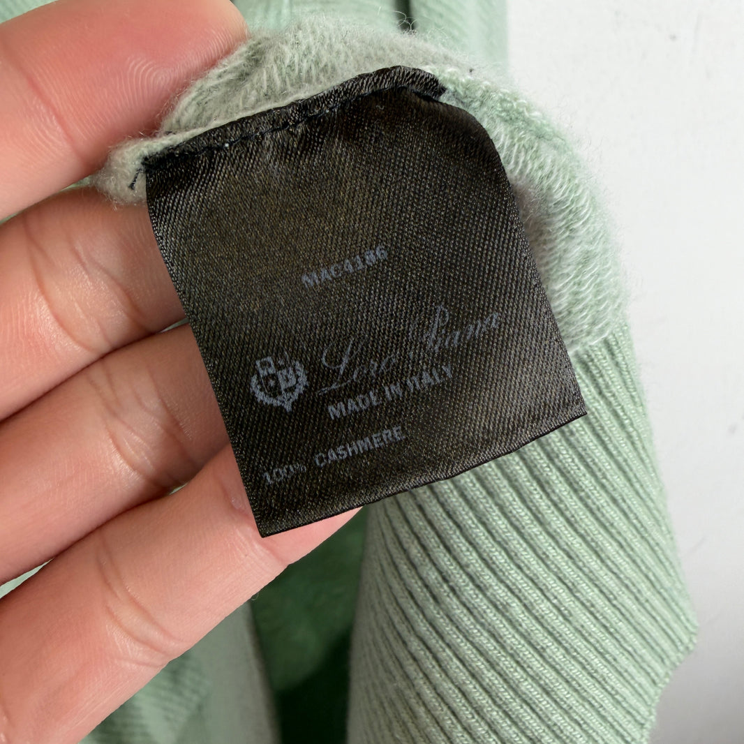 Loro Piana Roadster Pull Cshmere Quarter Zip Sweater
