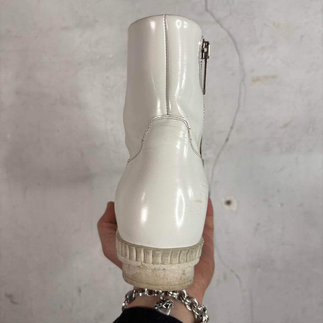 Calvin Klein 205W39NYC White Spazzalato Boots