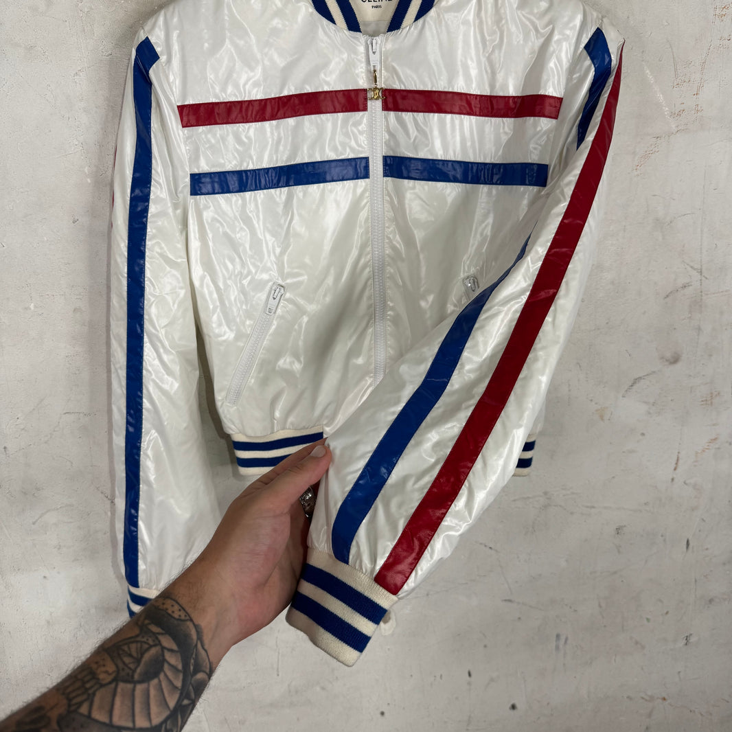 Celine Striped Nylon Blouson Jacket