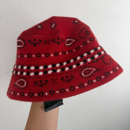 Alanui Paisley Knit Bucket Hat