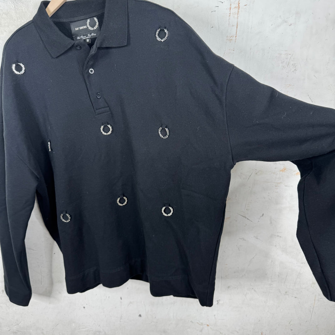 Raf Simons x Fred Perry Crested Tassle Sweatshirt