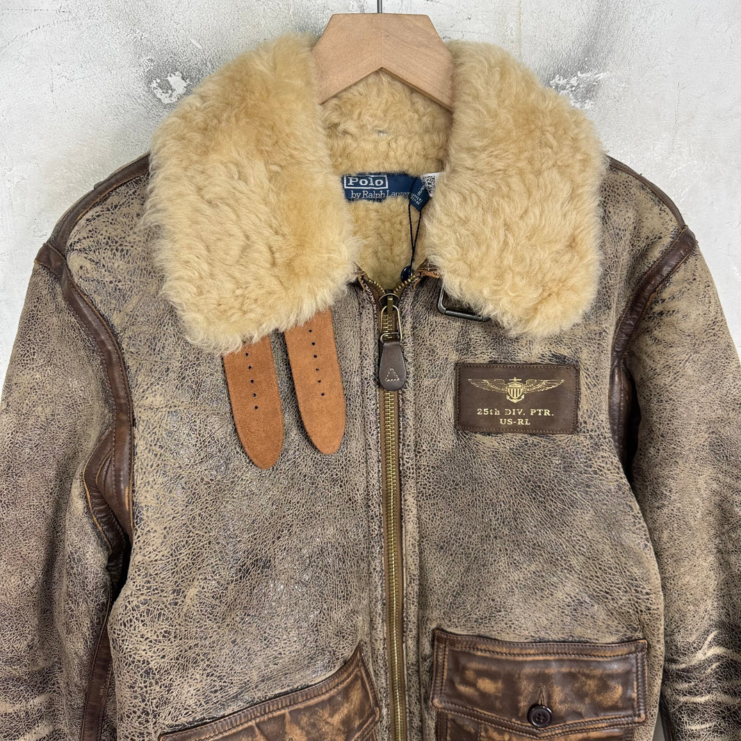Ralph Lauren Shearling Flight Jacket