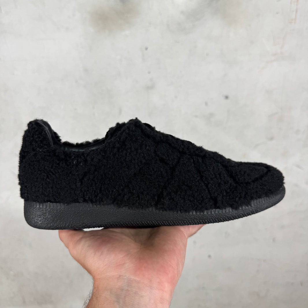 Margiela Black Shearling Replica GATs