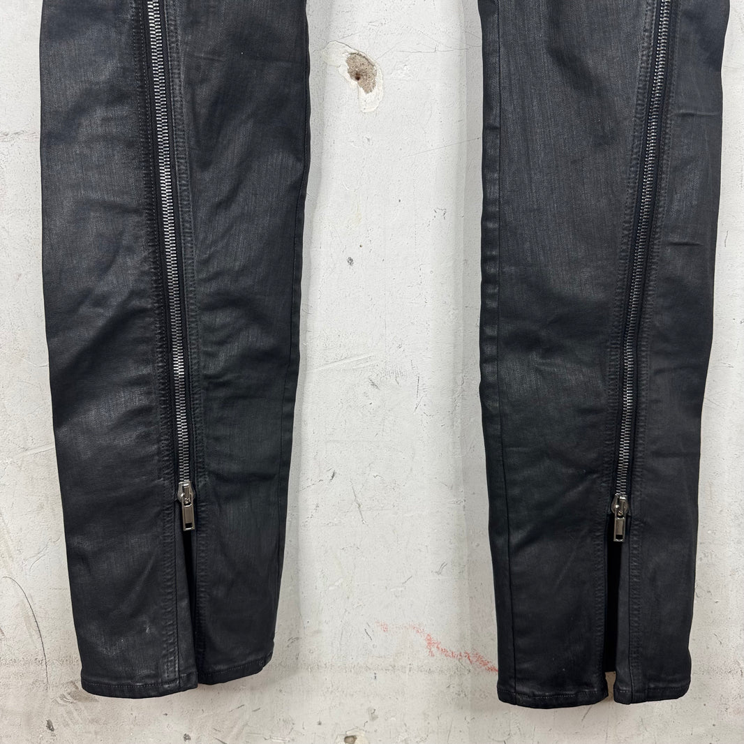 DRKSHDW Waxed Bolan Banana Jeans